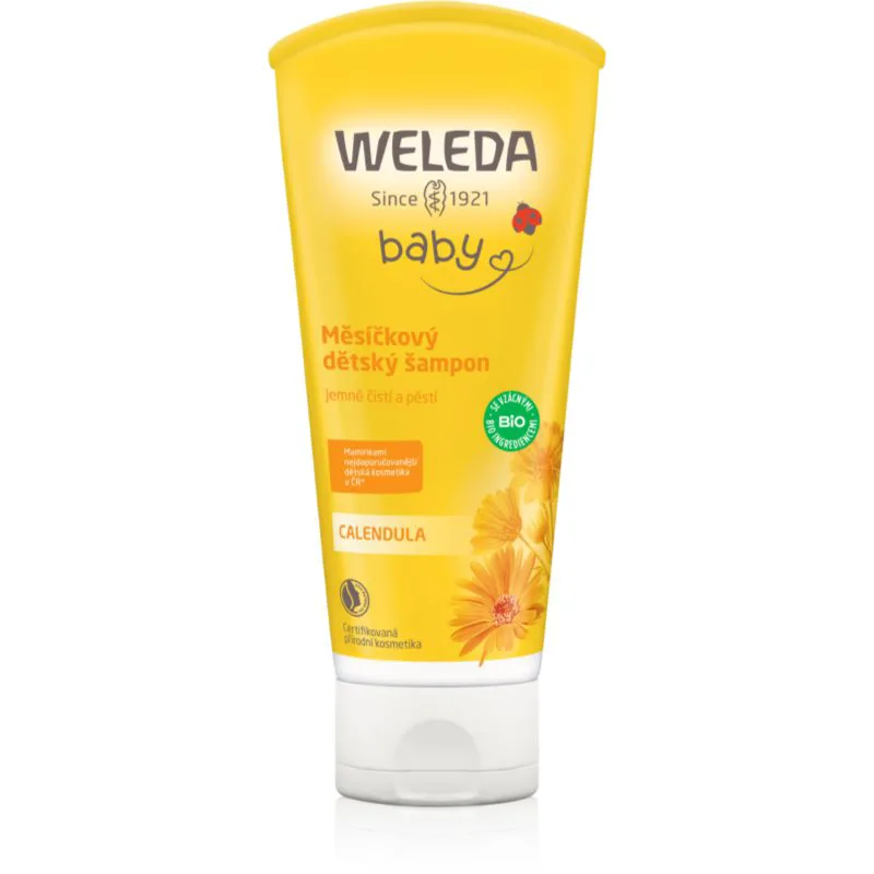 Weleda Baby and Child σαμπουάν και αφρόλουτρο για παιδιά κατιφές 200 ml