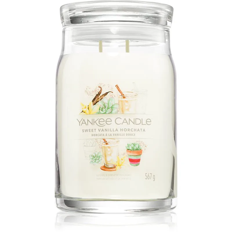 Yankee Candle Sweet Vanilla Horchata αρωματικό κερί 567 γρ