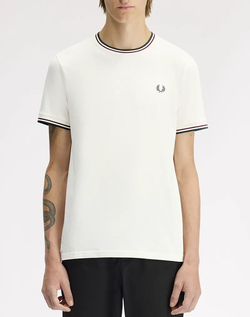 FRED PERRY ΜΠΛΟΥΖΕΣ FRED PERRY M1588-84A Cream