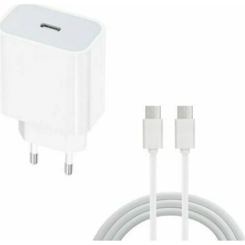 QIHANG Φορτιστής με Θύρα USB-C και Καλώδιο USB-C 20W Power Delivery Λευκός (Z85)