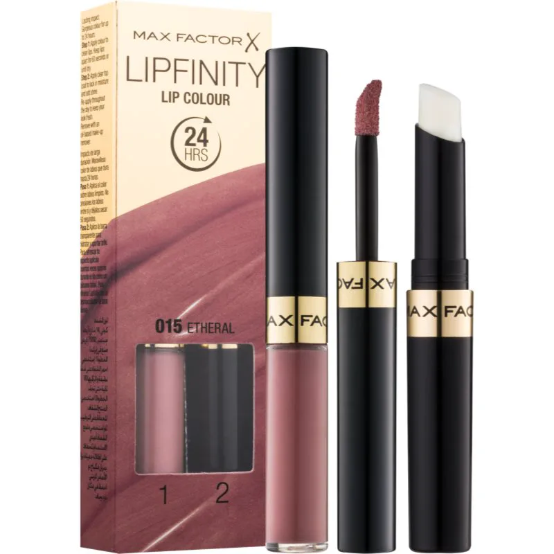 Max Factor Lipfinity Lip Colour μακράς διαρκείας κραγιόν με βάλσαμο απόχρωση 015 Etheral 4,2 γρ