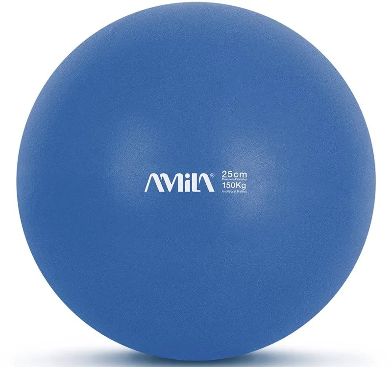 ΜΠΑΛΑ ΓΥΜΝΑΣΤΙΚΗΣ AMILA PILATES BALL ΜΠΛΕ (25 CM)