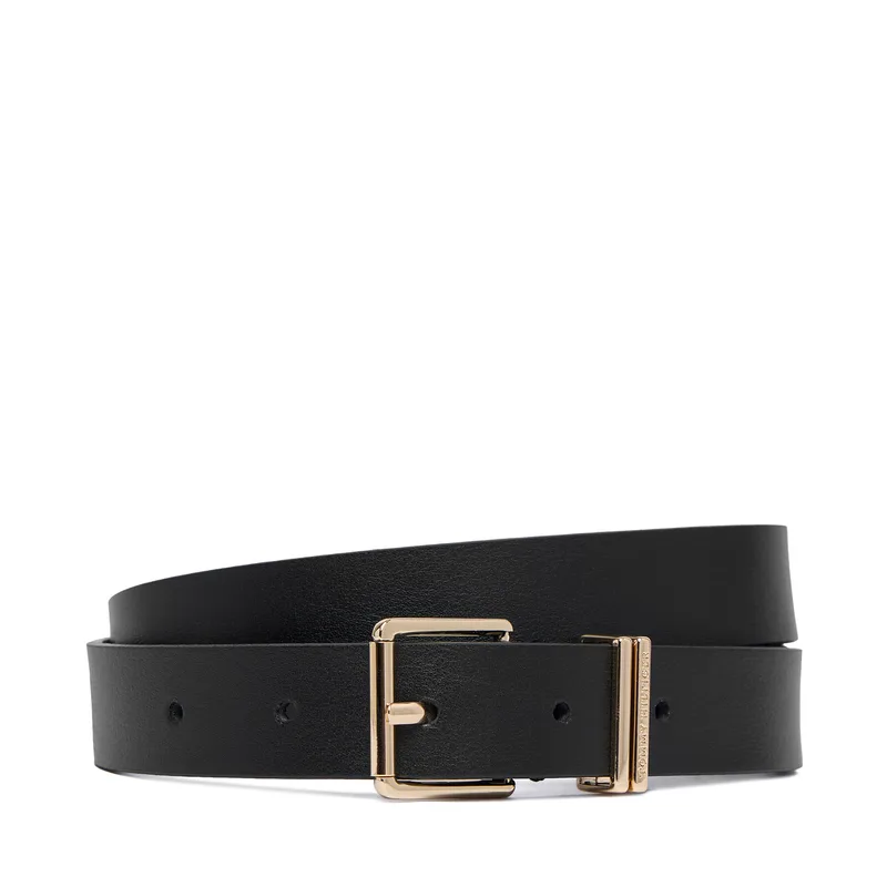 Ζώνη Tommy Hilfiger Th Square 2.5 AW0AW18692 Μαύρο