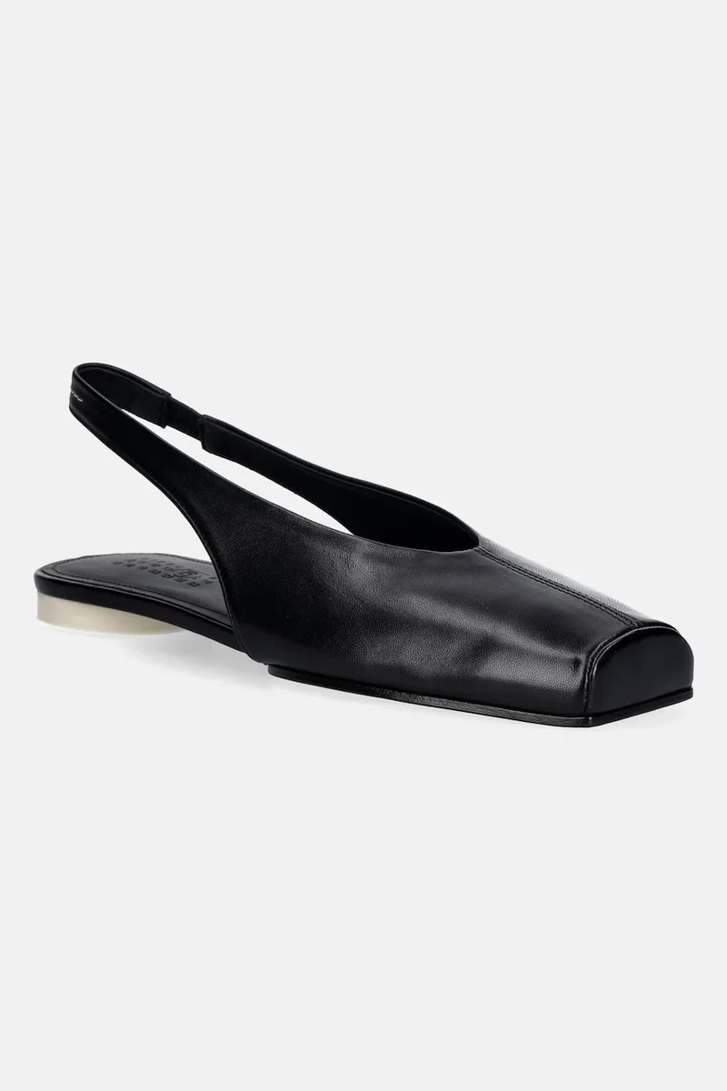 Δερμάτινες μπαλαρίνες MM6 Maison Margiela