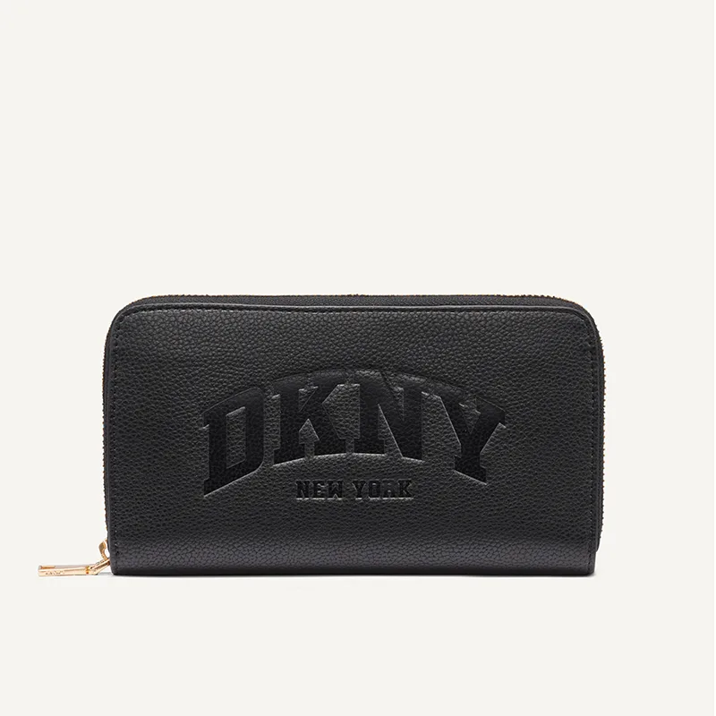 DKNY ΓΥΝΑΙΚΕΙΟ ΠΟΡΤΟΦΟΛΙ HADLEE R541AO37 71W1 BLK/GOLD
