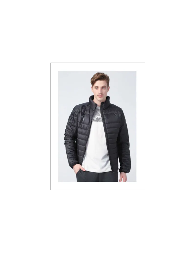 Puma Teamliga Light Ανδρικό Χειμωνιάτικο Μπουφάν Puffer Μαύρο 657617-03