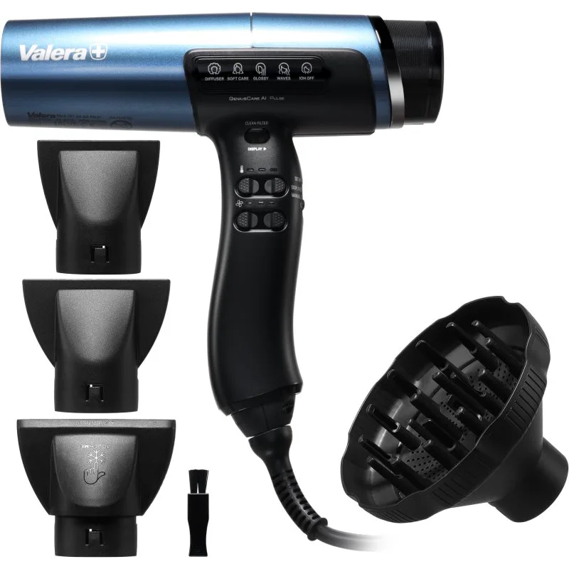 Valera Genius Care AI Pulse επαγγελματικό πιστολάκι με ιονιστή Pacific Blue Metallic 1 τμχ