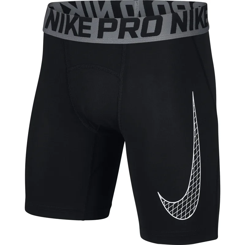 BOYS` NIKE PRO SHORTS ΜΑΥΡΟ