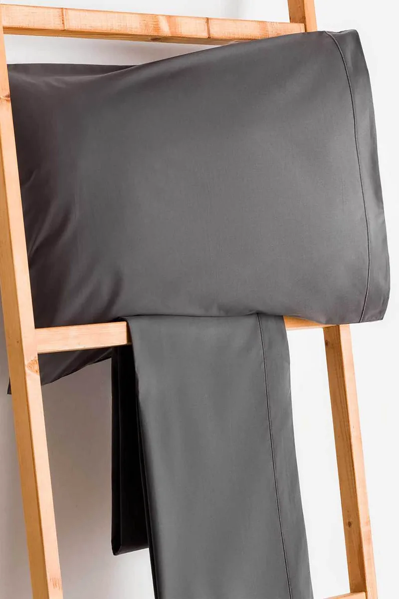 Vesta σεντόνι υπέρδιπλο με λάστιχο 180 x 200 + 30 cm "Synthesis-502" - 000002886 Ανθρακί