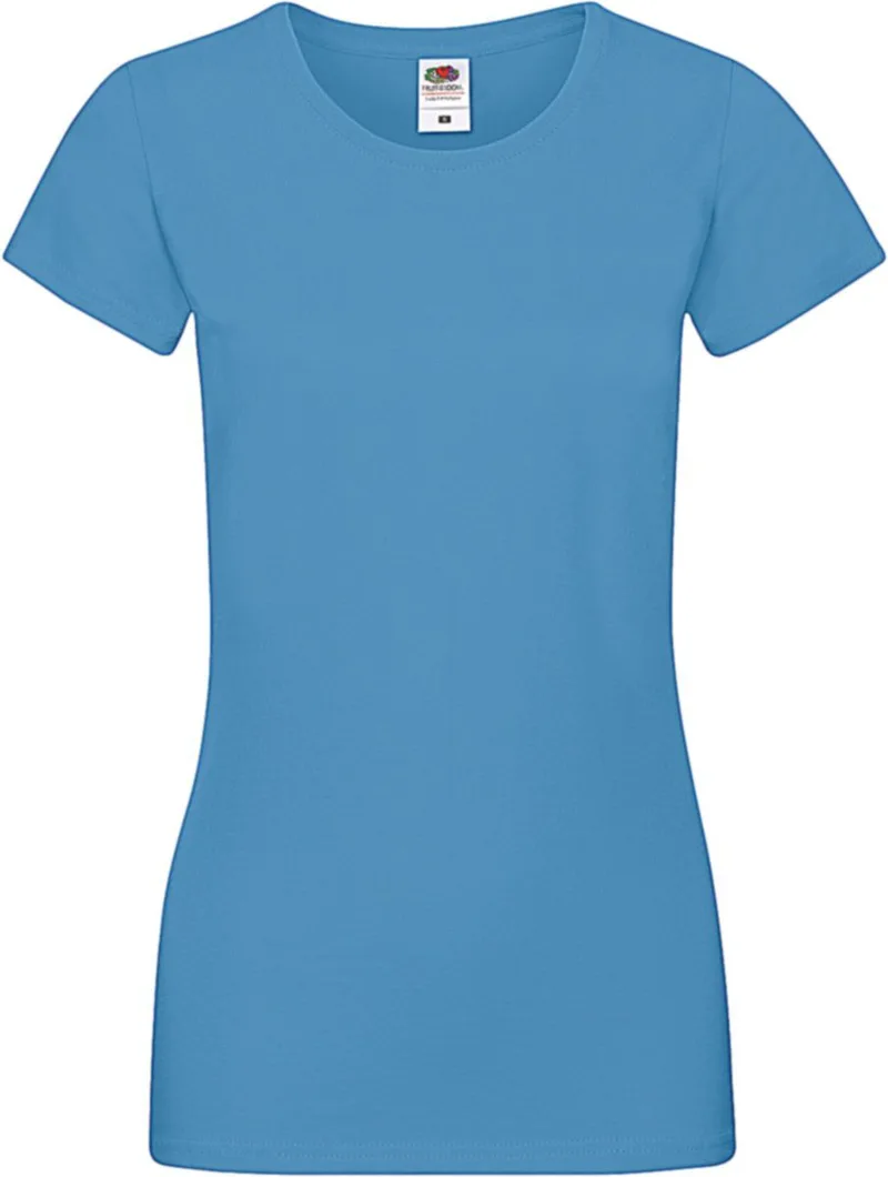 Lady-Fit Sofspun T Fruit of the Loom 61-414-0 Azure Blue