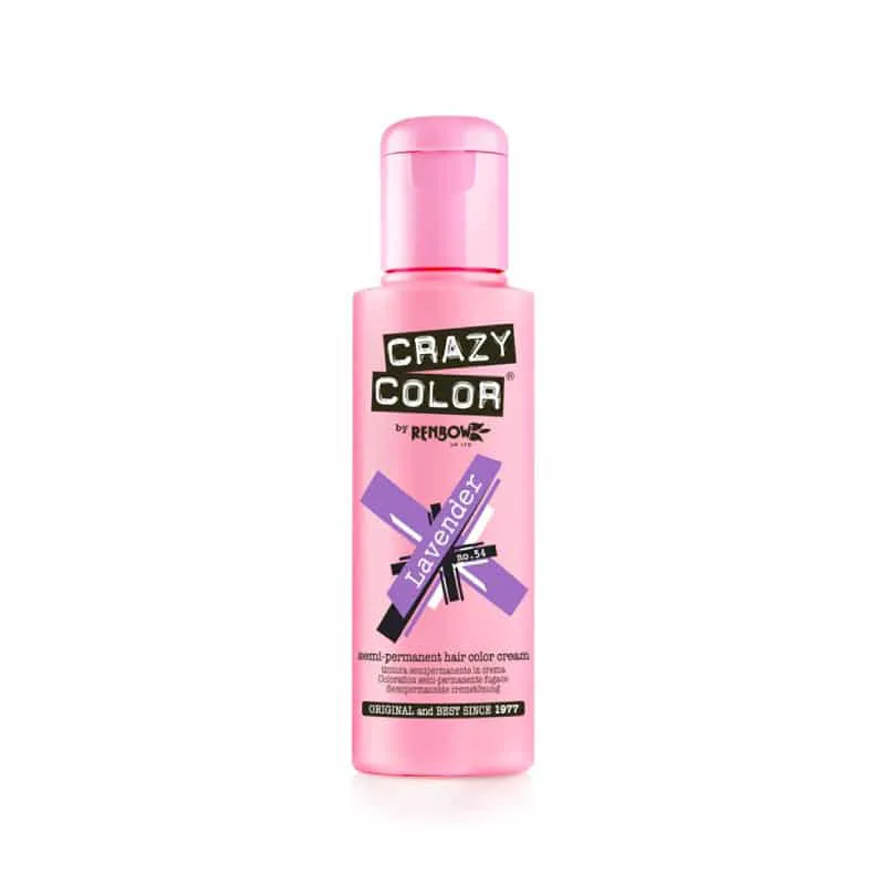 Crazy Color Ημιμόνιμη Κρέμα-Βαφή Μαλλιών Lavender 100ml
