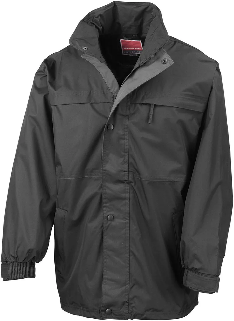 Mid-Season Μπουφάν R067X Result StormDri 4000 Αδιάβροχο Αντιανεμικό Black/Grey