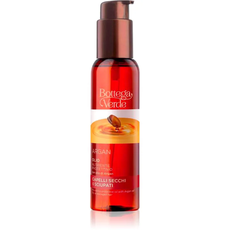 Bottega Πράσινο Argan θρεπτικό λάδι για ξηρά και κατεστραμμένα μαλλιά 100 ml