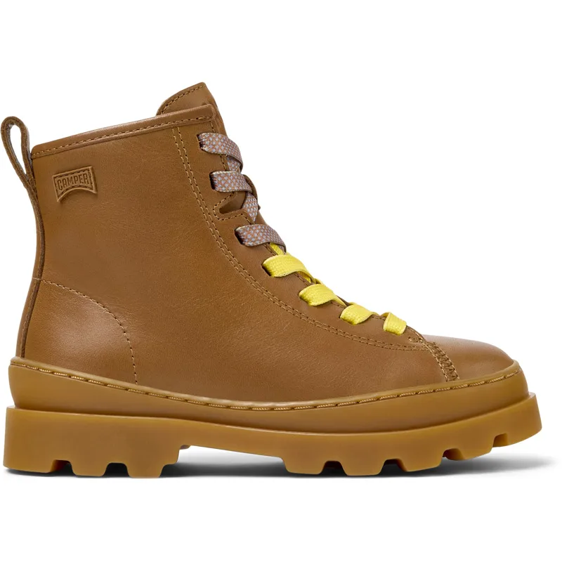 CAMPER Twins - Μπότες Για Κορίτσια - Καφέ, Μέγεθος 31, Smooth leather