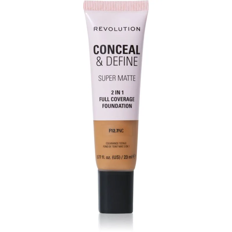 Revolution Conceal & Define ματ μεικ απ απόχρωση F12.7NC 23 ml