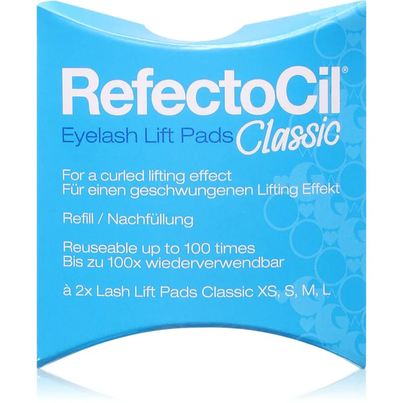 RefectoCil Eyelash Lift Pads Classic επαναχρησιμοποιούμενα επιθέματα ματιών για ανόρθωση και πλαστικοποίηση των βλεφαρίδων 100 τμχ