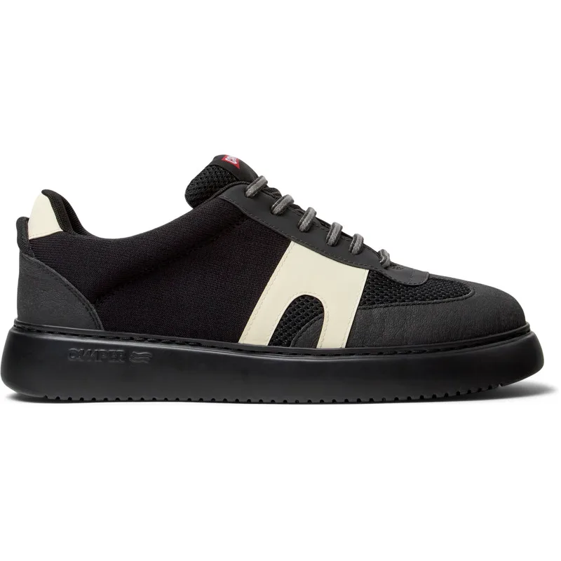 CAMPER Runner K21 Sorona® - Sneakers Για Ανδρικα - Μαύρο,Γκρι,Λευκό, Μέγεθος 39, Cotton fabric