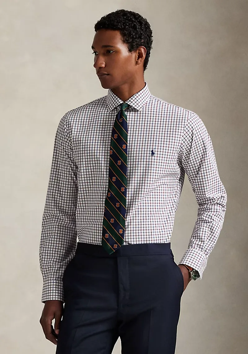 Polo Ralph Lauren Πουκάμισο της σειράς Check - 710974534 009 White Wine