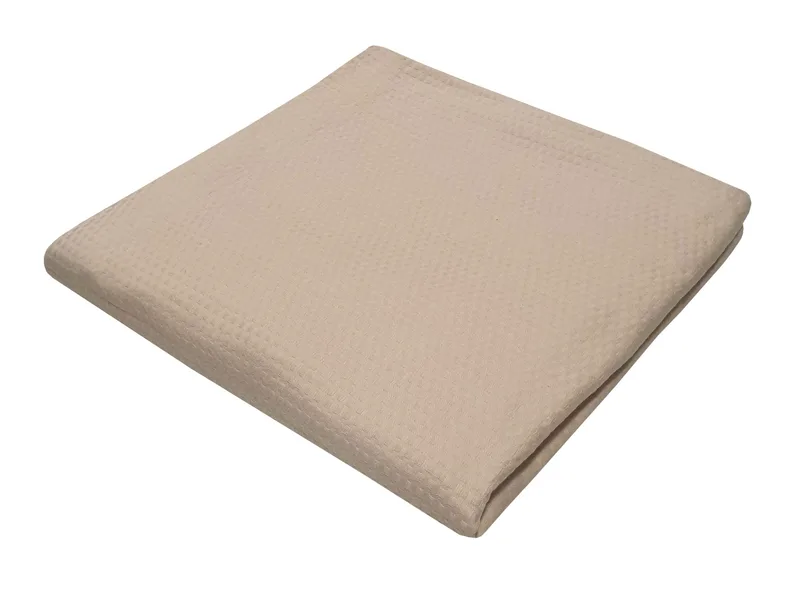 Κουβέρτα Πικέ Υπέρδιπλη Le Blanc Μπεζ 240x260