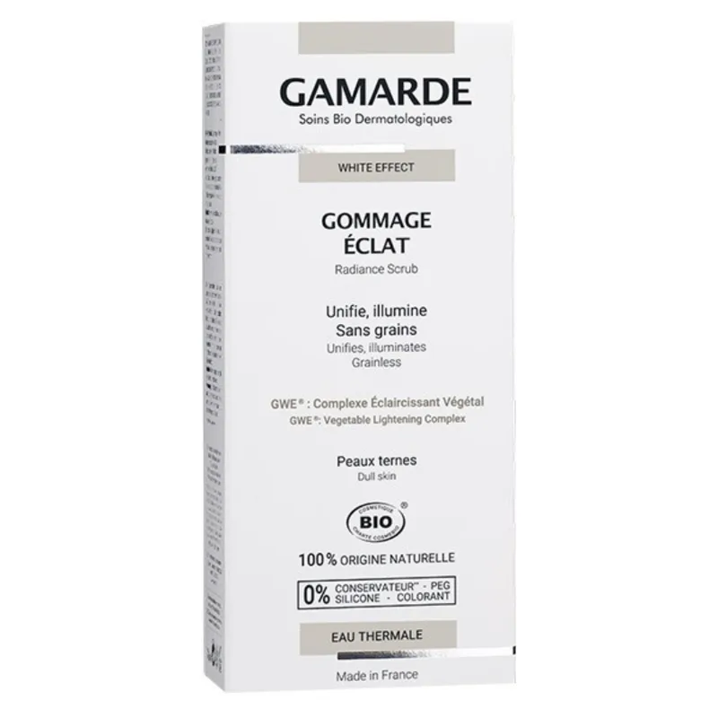 Gamarde Organic lightening scrub White effect Dark skin 40g