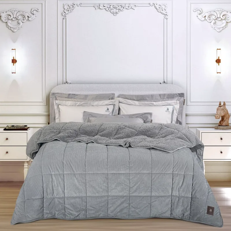 ΚΟΥΒΕΡΤΟΠΑΠΛΩΜΑ ΥΠΕΡΔΙΠΛΟ GREENWICH POLO CLUB 3480 GREY 220X240CM