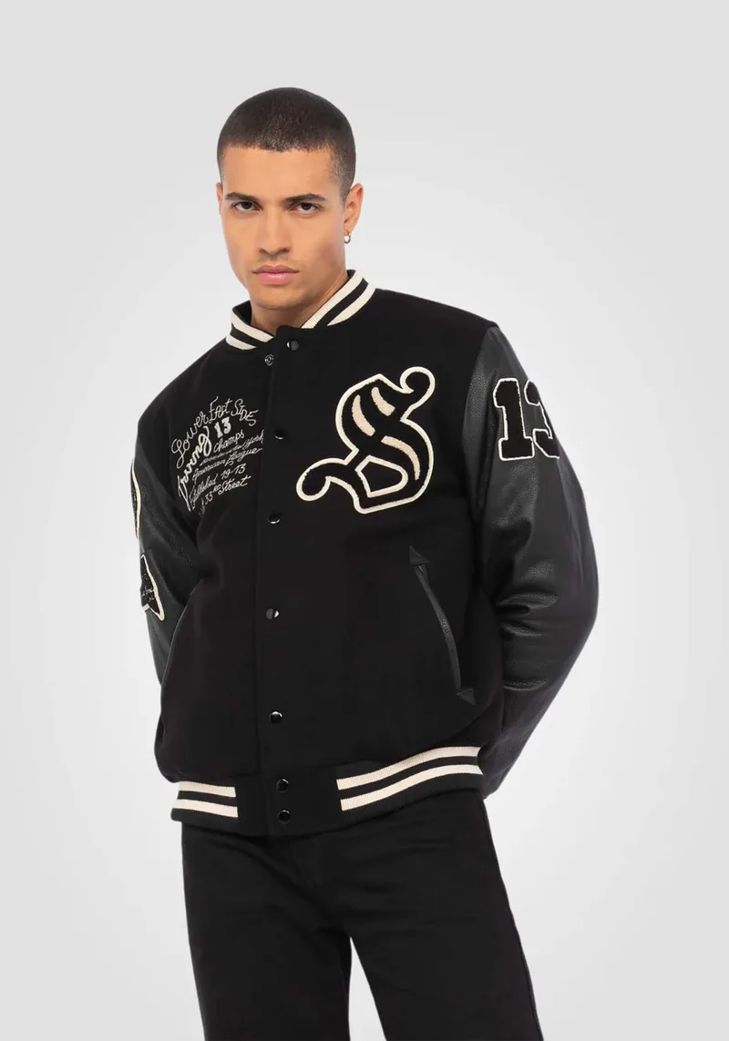 Schott N.Y.C Μπουφάν της σειράς Teddy - Lcbowler Black