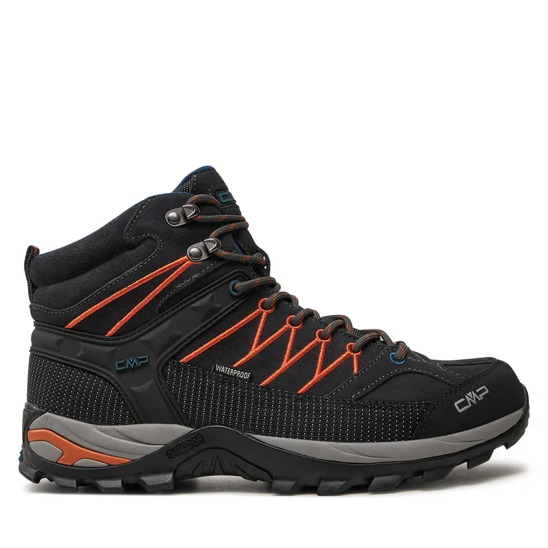 Παπούτσια πεζοπορίας CMP Rigel Mid Trekking Shoes Wp 3Q12947 Μαύρο