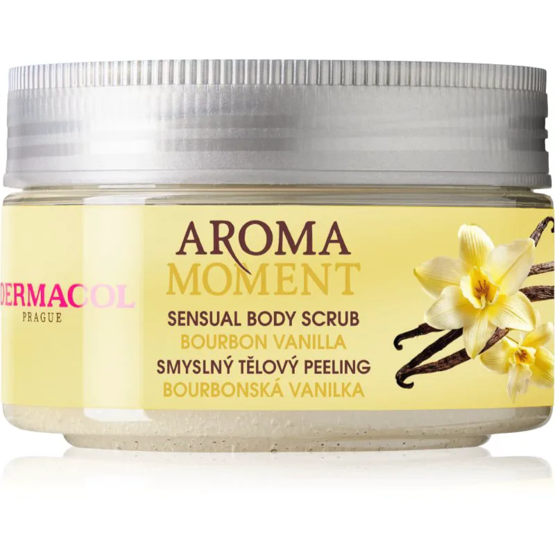 Dermacol Aroma Moment Vanilla Bourbon απολέπιση ζάχαρης για το σώμα 200 γρ
