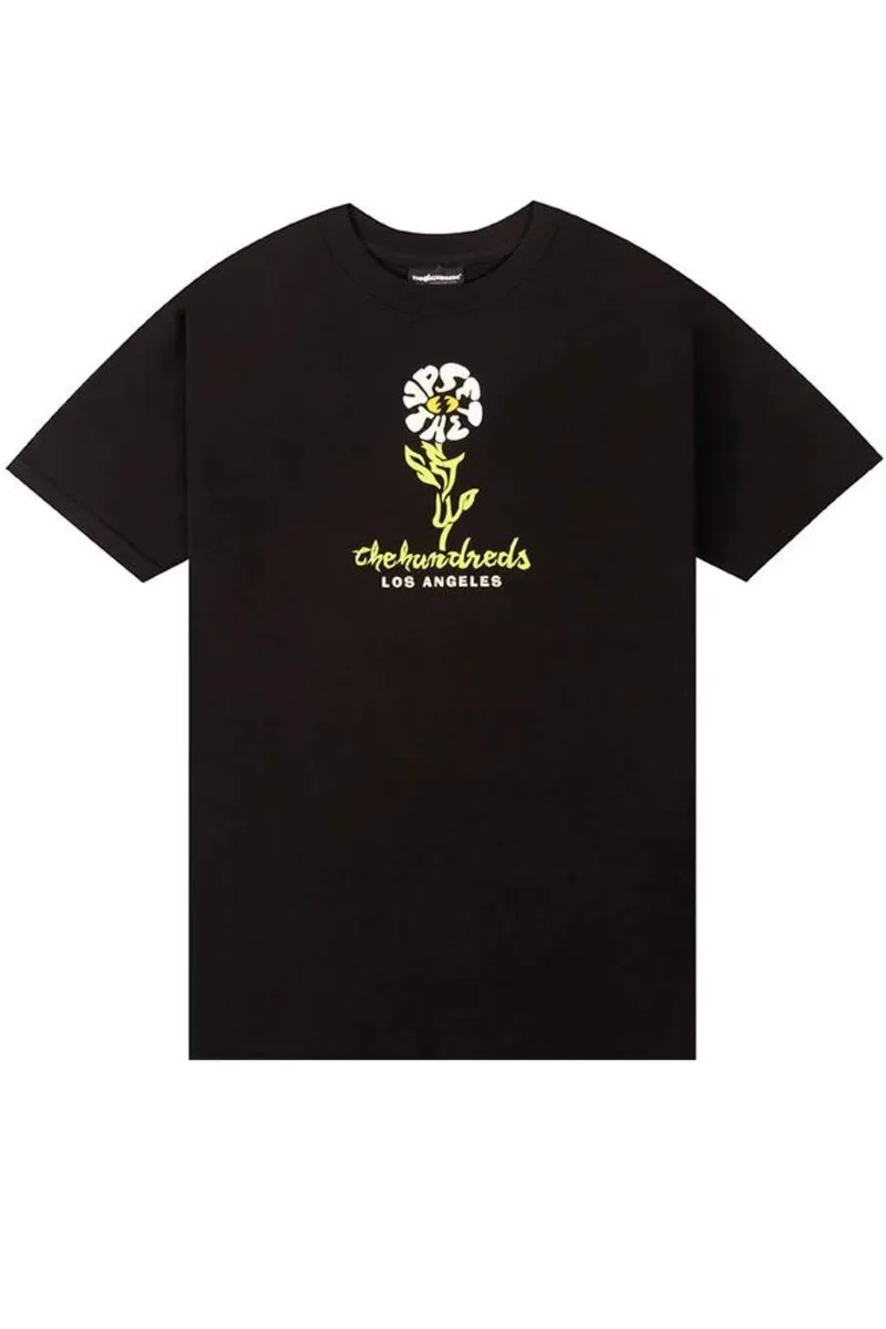 THE HUNDREDS T Shirts Disruptus Flora T-Shirt - Μαύρο-T24P101026-BLACK
