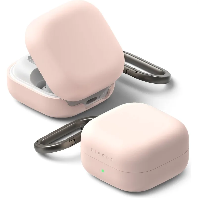 Θήκη Samsung Galaxy Buds 4 / 4 Pro Ringke Silicone Σκληρή - Ροζ Sand (8800328816770)