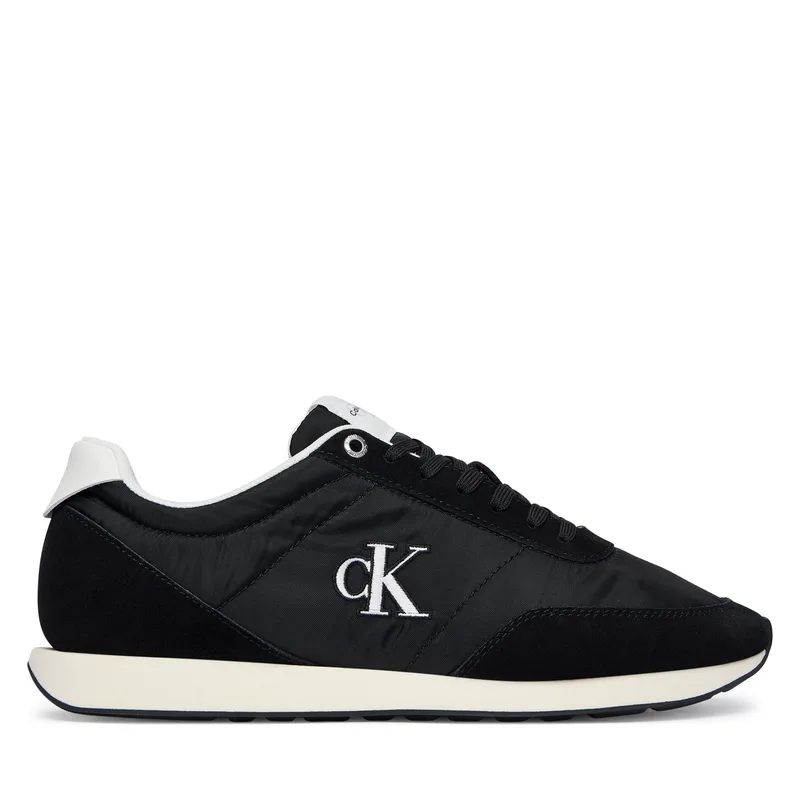 Αθλητικά Calvin Klein Jeans Retro Runner Ess Mix Mat YM0YM01361 Μαύρο