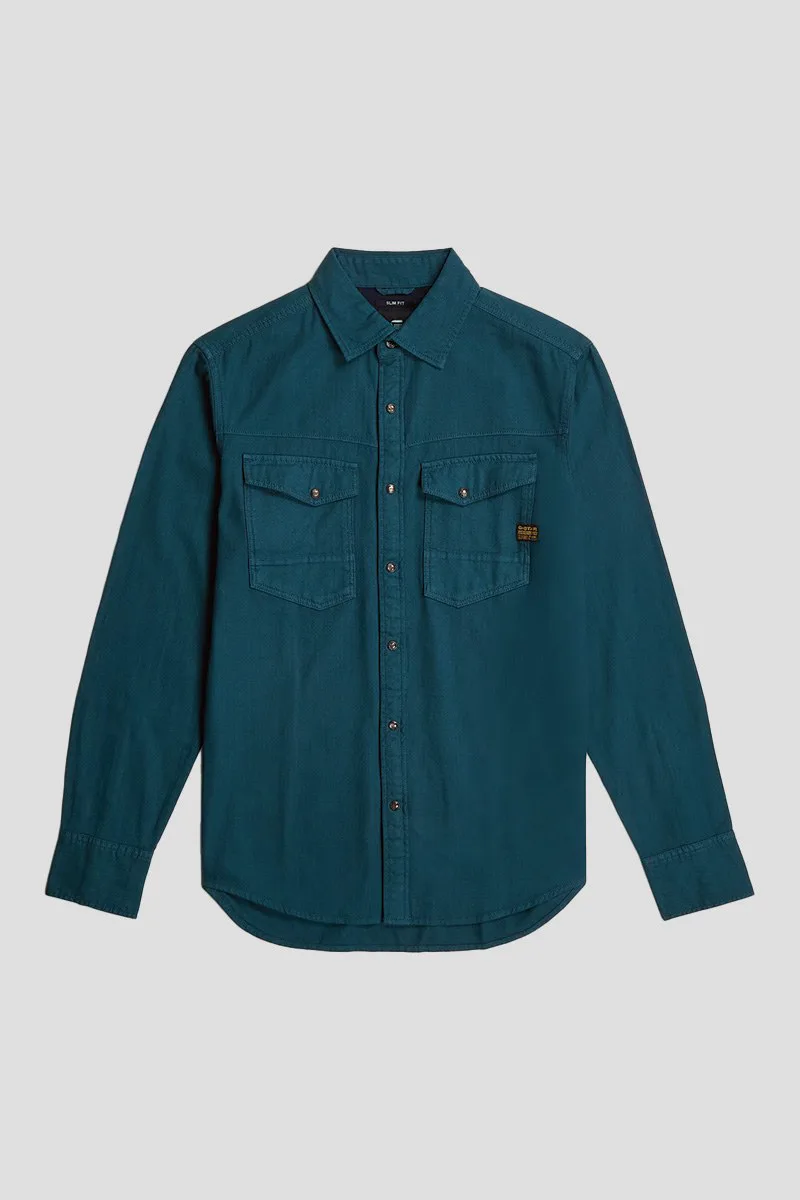 G-STAR Ανδρικό Μπλε Dakota Slim Shirt