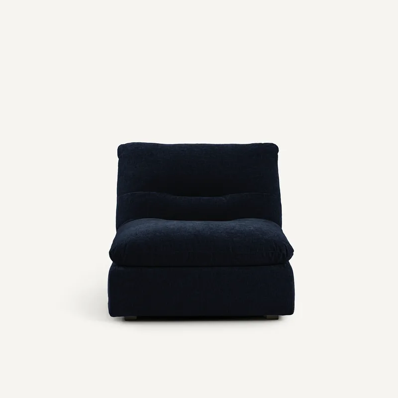 Πολυθρόνα σύνθεσης από βελούδινο chenille Μ105xΠ91xΥ82cm