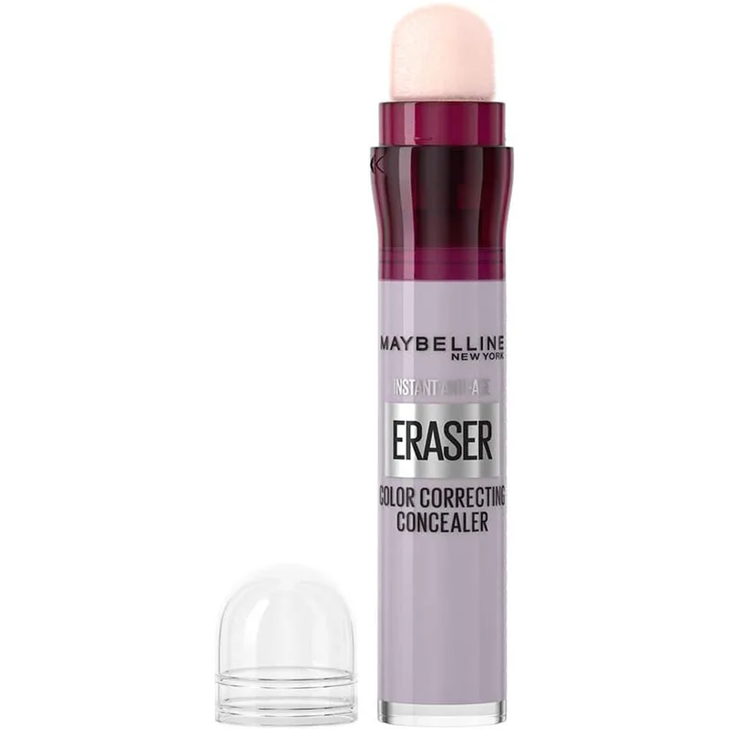 Maybelline Instant Eraser Age Rewind Color Correcting Concealer με Concealer με Ενσωματωμένο Σφουγγαράκι για Αλάνθαστη Χρωματική Διόρθωση 6.8ml - Purple