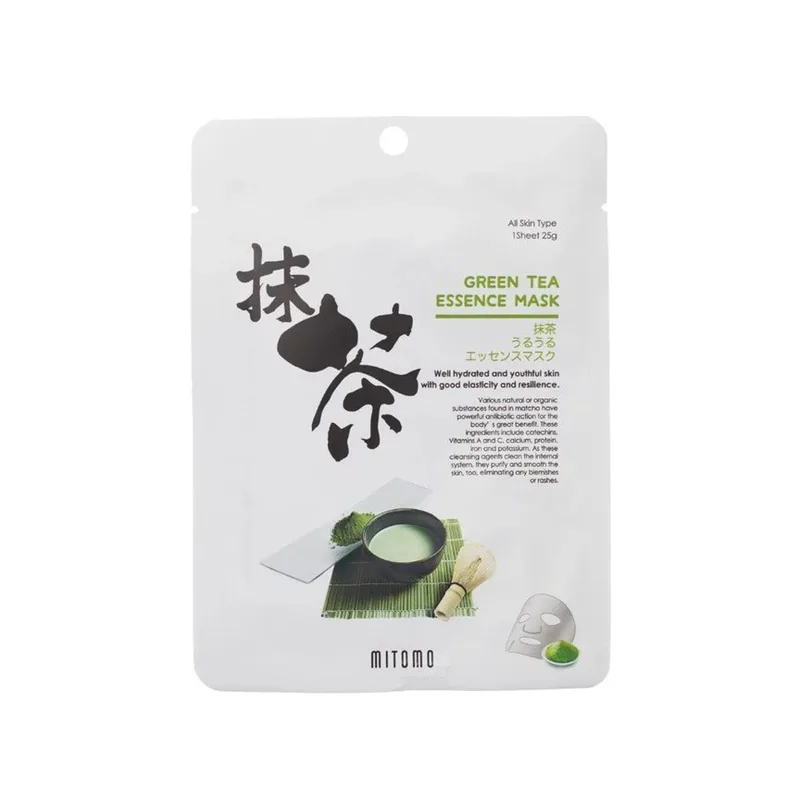 Mitomo Green Tea Essence Mask (26g)
