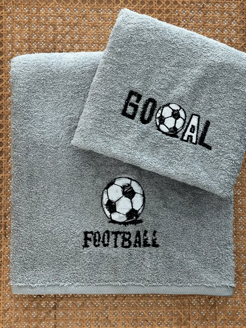 Σετ Παιδικές Πετσέτες 2 Τεμαχίων Palamaiki Goal 40x70,70x140