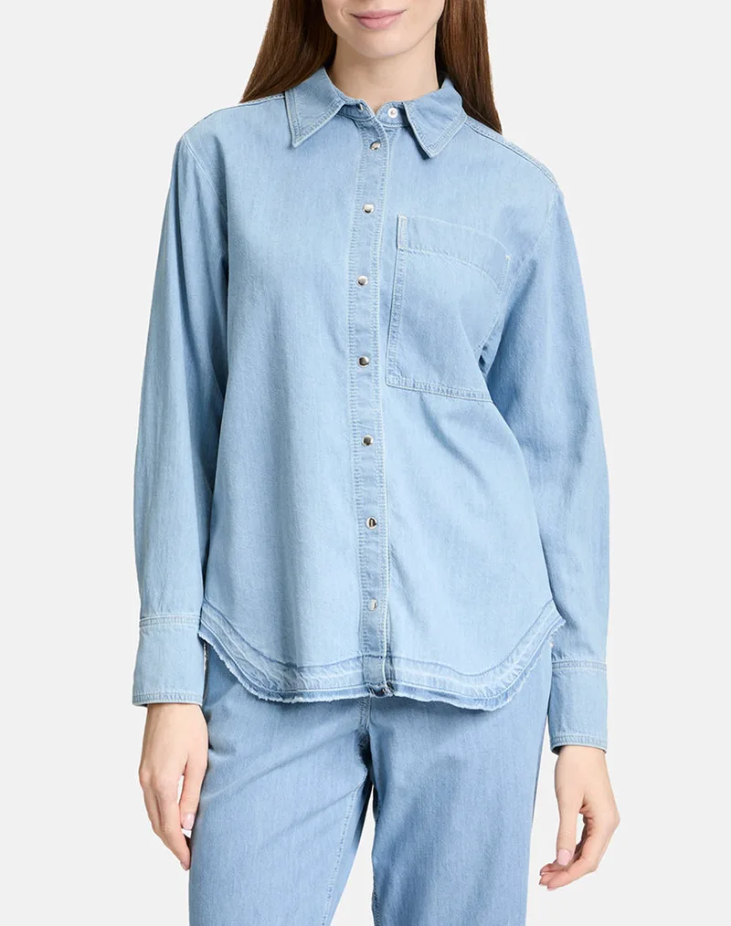 BETTY BARCLAY BLOUSE 8814/1105-8618 DenimLightBlue