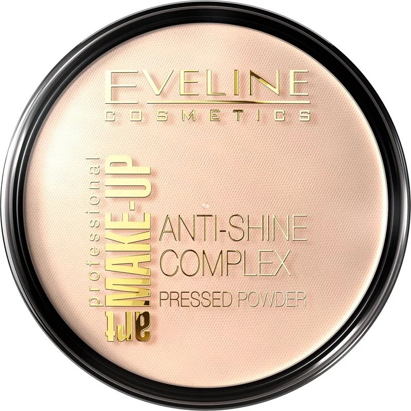 Eveline Cosmetics Art Make-Up ελαφρύ συμπαγές μεταλλικό μέικ απ πούδρα με ματ αποτελέσματα απόχρωση 32 Natural 14 γρ