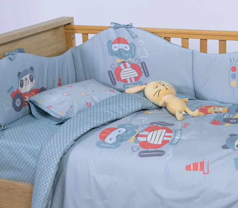 Βρεφικό Κουβερλί Nef-Nef Super Boy Blue 110x140