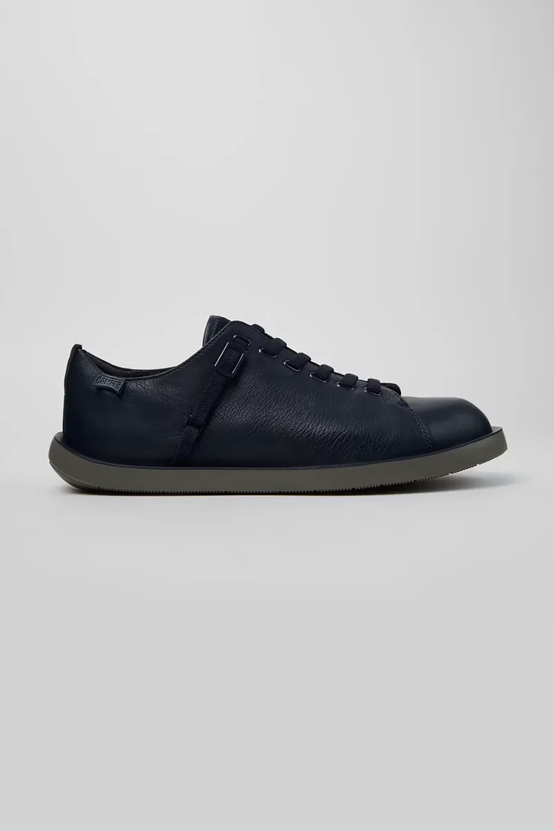Camper ανδρικά δερμάτινα sneakers με λογότυπο "Wagon" - K101101-003 Μπλε Σκούρο