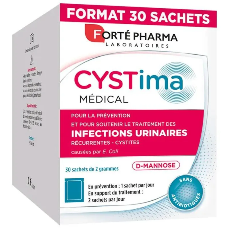 Forte Pharma Cystima Urinary Infections D-Mannose 30 sachets