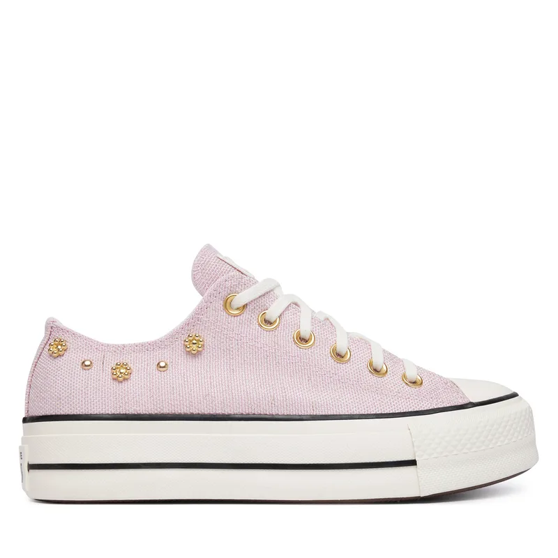 Sneakers Converse Chuck Taylor All Star Lift Platform Heathered Glam​ A17595C Ροζ