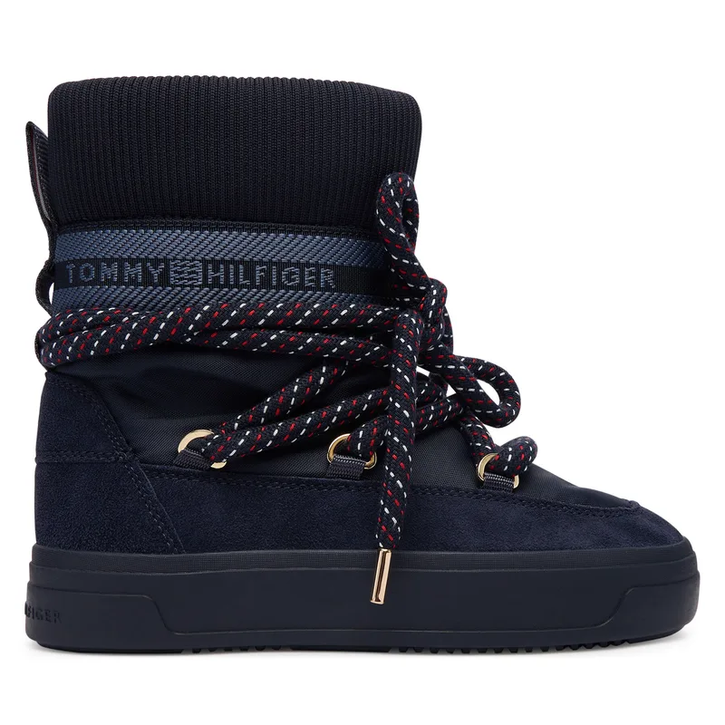 Μπότες Χιονιού Tommy Hilfiger Tommytech Rwb Snowboot Warm FW0FW09163 Σκούρο μπλε