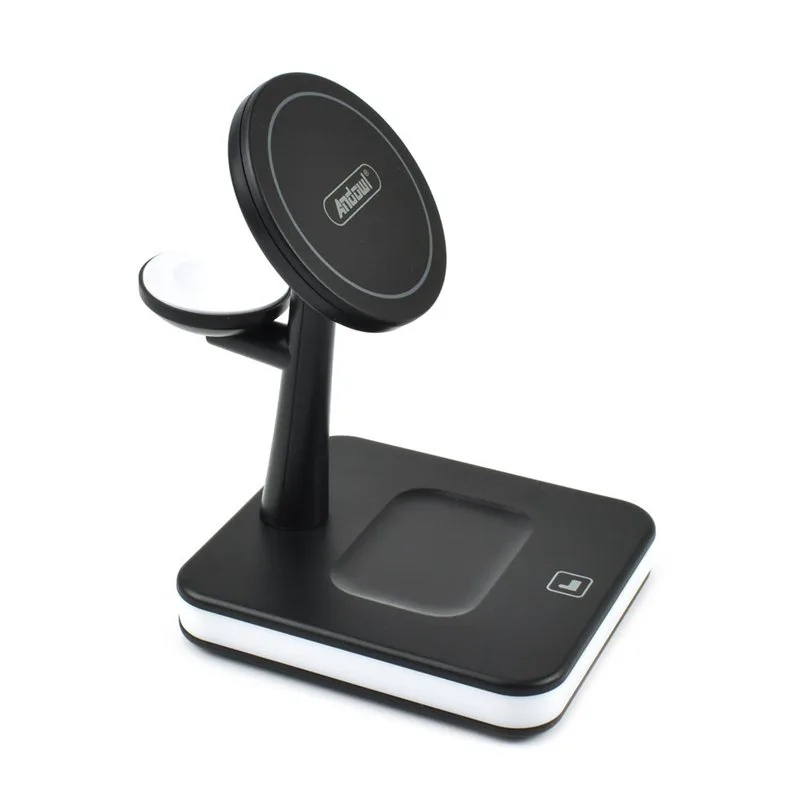 Andowl Ασύρματος Φορτιστής (Qi Pad) 25W Power Delivery / Quick Charge 3.0 Μαύρος (991)