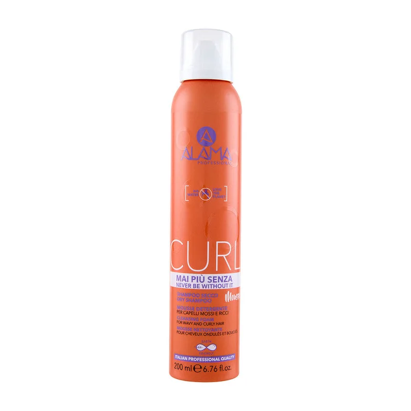 Alama Dry Shampoo in Mousse for Wavy and Curly Hair 200 ml