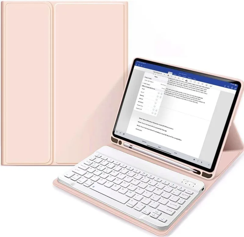 Tech-Protect SC Pen Smartcase Θήκη με Υποδοχή Apple Pencil και Πληκτρολόγιο Bluetooth - Apple iPad (A16) 11th Gen. 2025 11" / 10th Gen. 2022 10.9" - Ροζ (9490713927663)