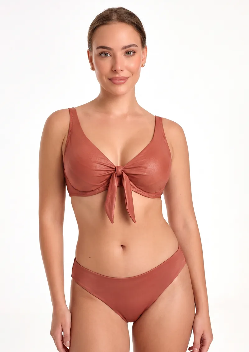 Crool Μπικίνι Σετ Cup E Terracotta - Τερακότα