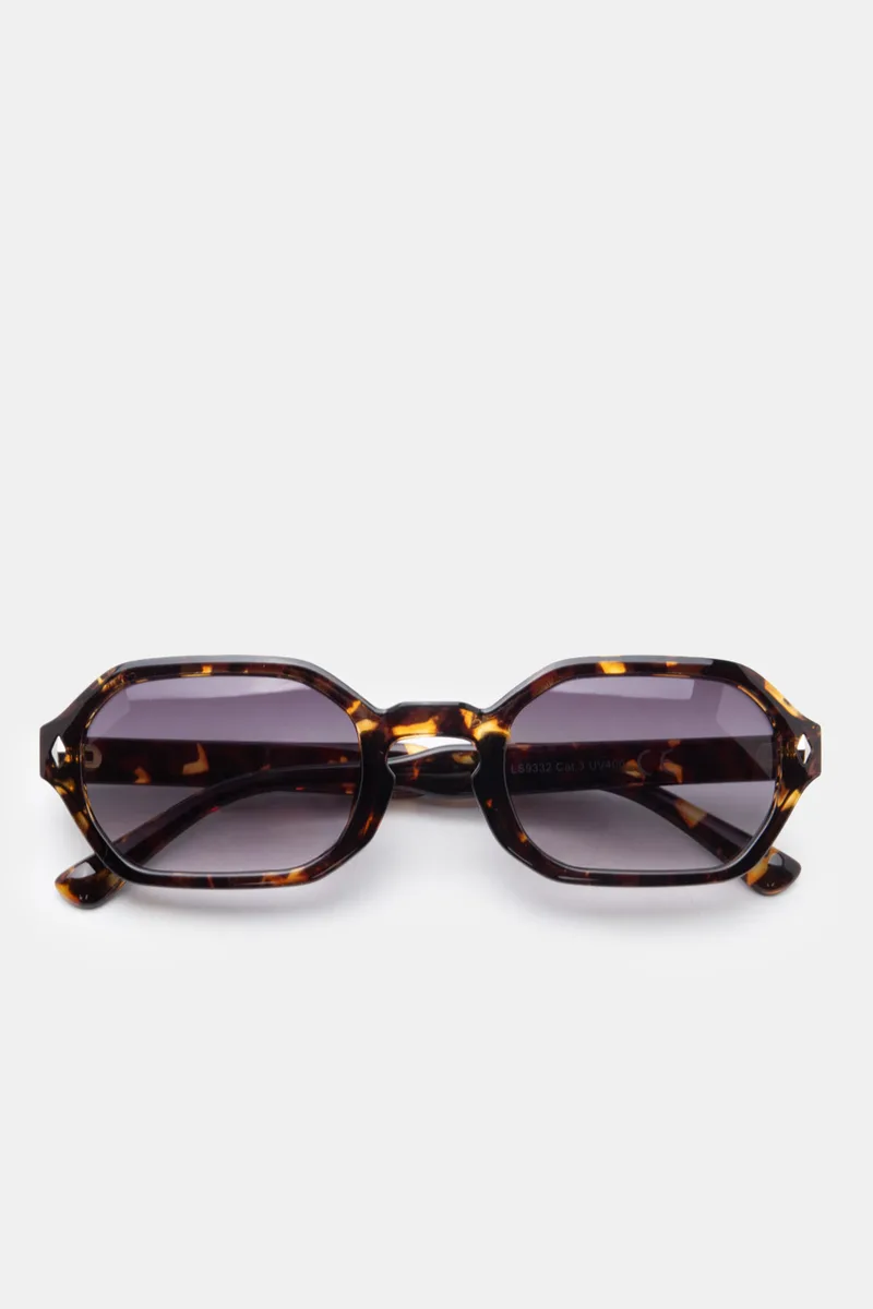 Γυαλιά Ηλιού Geometric Retro - Animal Print
