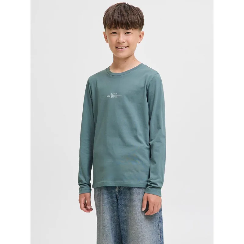 Μπλούζα μακό αγόρι JACK & JONES-12288454-Goblin Blue