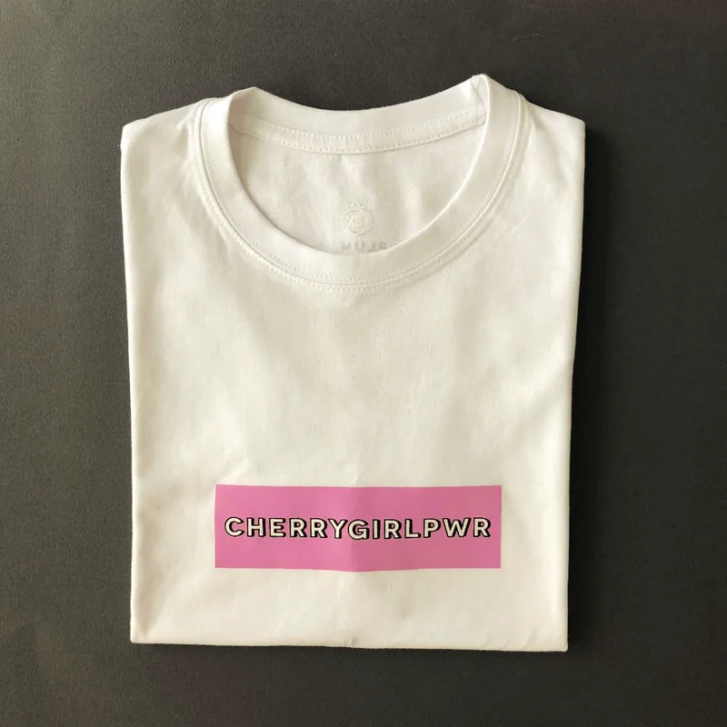 Cherrygirlpwr T-Shirt-MEDIUM
